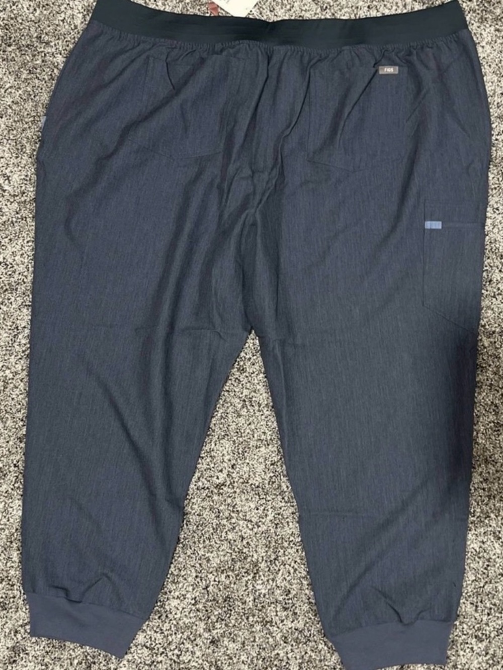 Figs Zamora Jogger Scrub Pants — Heather Denim 3XL - Picture 3 of 5